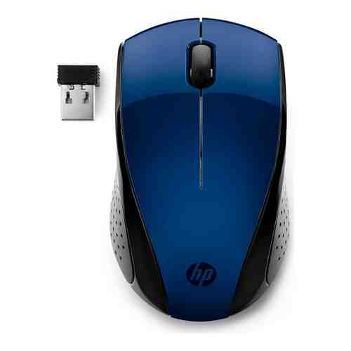 Мышь HP 220 black/blue (7KX11AA)