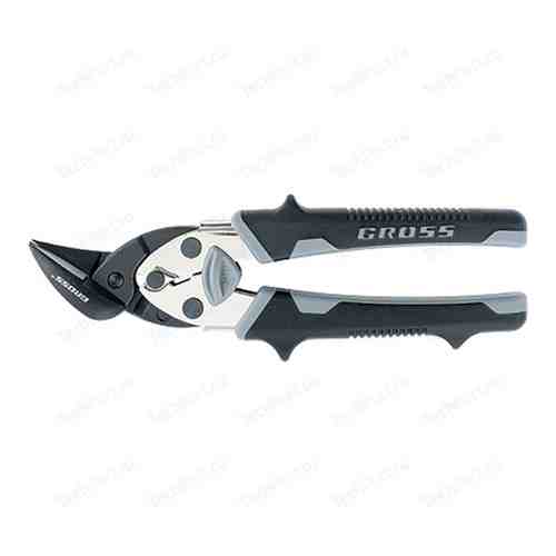 Ножницы по металлу GROSS 185 мм Piranha CrM (78359)