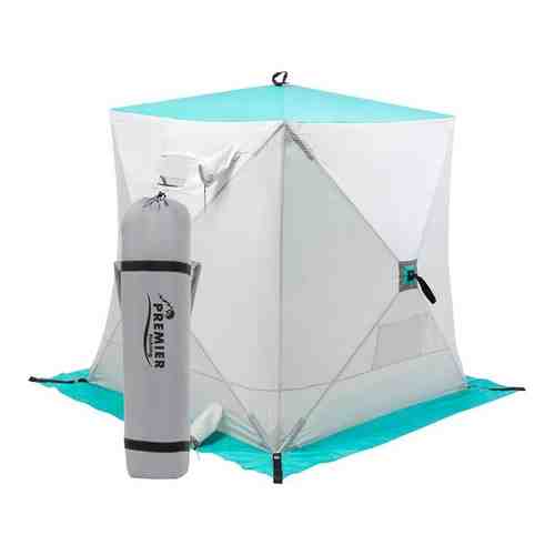 Палатка для зимней рыбалки Premier Fishing Куб 1,8х1,8 biruza/gray (PR-ISC-180BG)