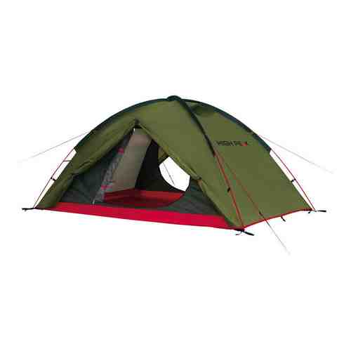 Палатка High Peak Woodpecker 3 зеленый/красный, 340x190x220