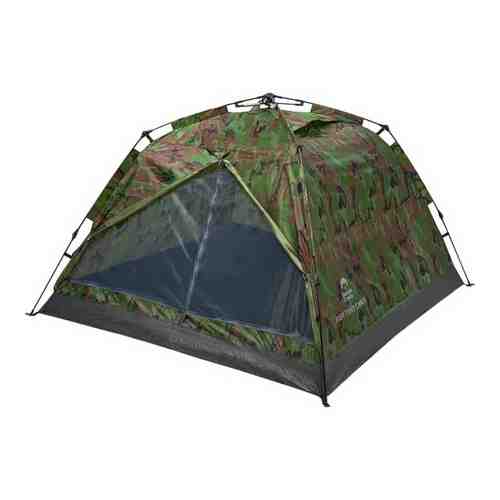 Палатка Jungle Camp Easy Tent Camo 3, зеленый/серый