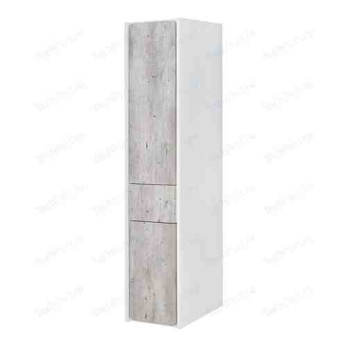 Пенал Roca Ronda левый, бетон/белый матовый (ZRU9303005)