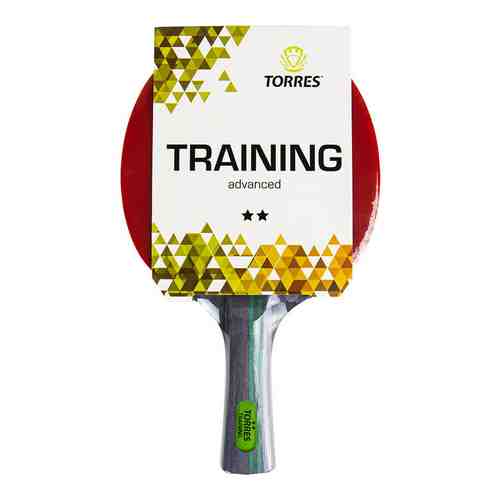 Ракетка для настольного тенниса Torres Training 2*, арт. TT21006, для любителей, накладка 1,5 мм, конич. ручка