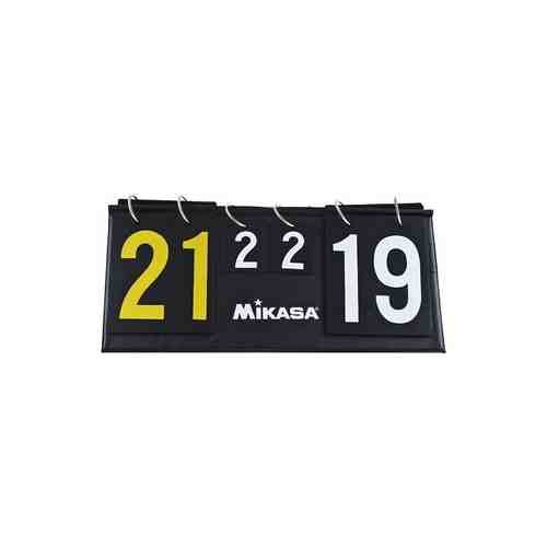 Счетчик для волейбола Mikasa HC картон в ПВХ, на лип., 37 см дл на 16,5 см,выс, черн