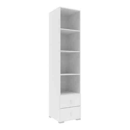 Шкаф комбинированный с ящиками Это мебель Абрис ПМ-332.21 исп.2 белый глянец