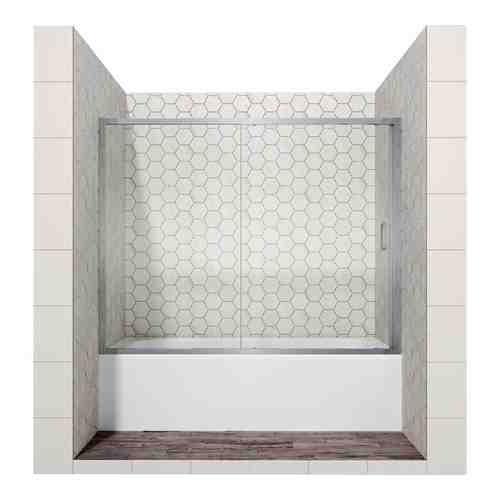 Шторка для ванны Ambassador Bath Screens 170 прозрачная, хром (16041105)