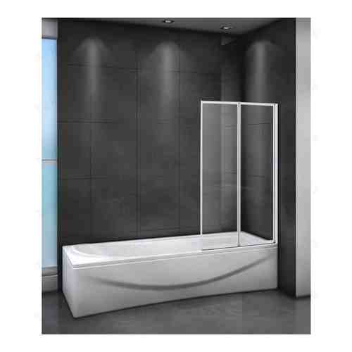 Шторка для ванны Cezares Relax V-2 80x140 правая, матовая Punto, серый (RELAX-V-2-80/140-P-Bi-R)