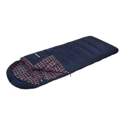 Спальный мешок TREK PLANET Belfast XL Comfort, широкий с фланелью, левая молния, цвет- черный 70394-L