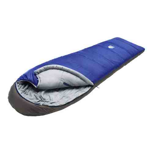 Спальный мешок TREK PLANET Breezy, кокон-одеяло, трехсезонный, правая молния, синий/серый 70358-R