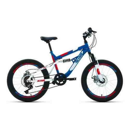Велосипед Altair MTB FS 20 disc (2021) 14 синий/красный
