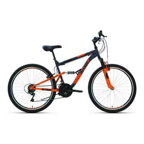 Велосипед Altair MTB FS 26 1.0 (2021) 18 темно-серый