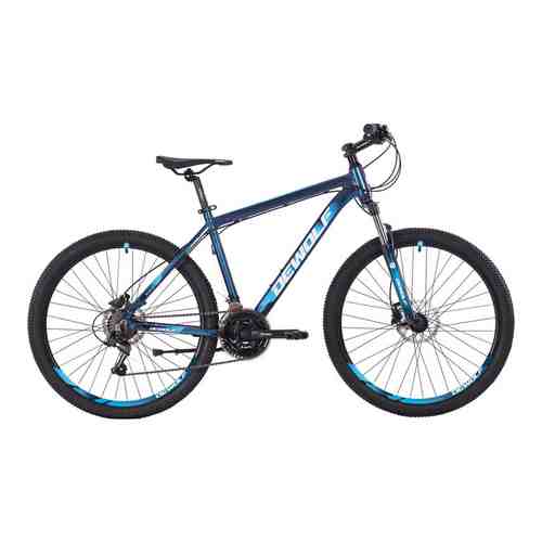 Велосипед DEWOLF 26'' Ridly 40 18'' темно-синий/белый/светло-голубой/черный