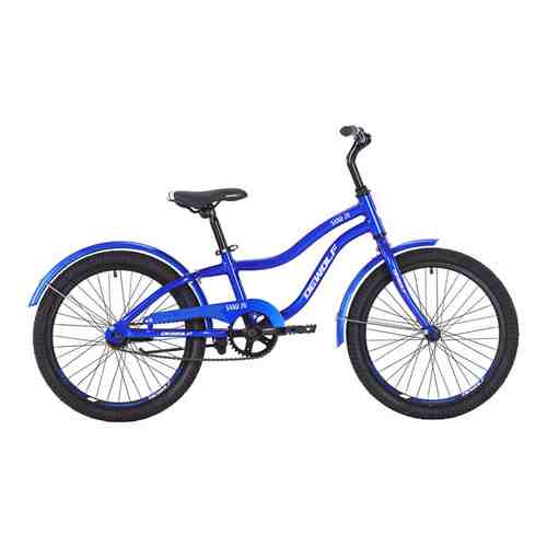 Велосипед DEWOLF Sand 20 синий металлик/светло-голубой/белый