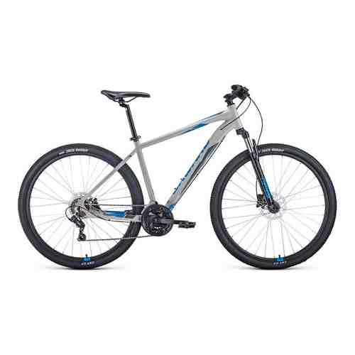 Велосипед Forward APACHE 29 3.0 disc (2021) 19 серый/синий
