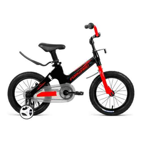Велосипед Forward COSMO 14 (2021) черный/красный