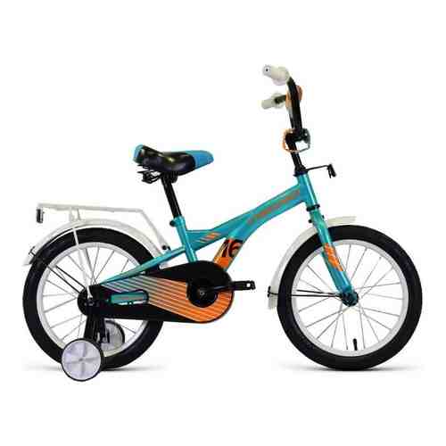 Велосипед Forward CROCKY 16 (2021) бирюзовый/оранжевый