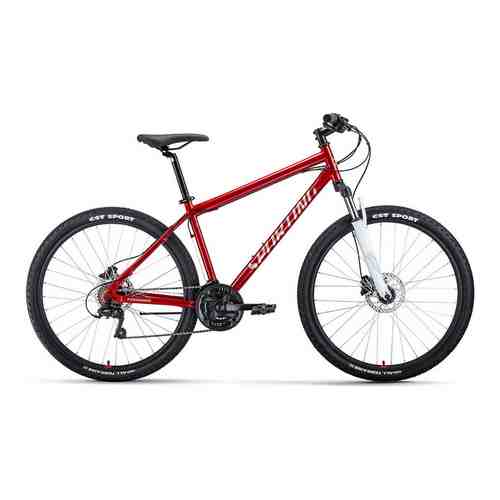 Велосипед Forward SPORTING 27.5 3.2 HD (2022) 19 темно-красный/серебристый