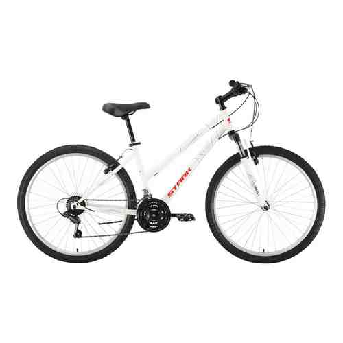 Велосипед Stark Luna 26.1 V Steel (2022) 16'' белый/красный