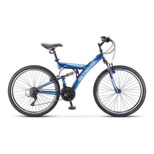 Велосипед Stels Focus V 26'' 18-sp V030 18'' Тёмно-синий/синий