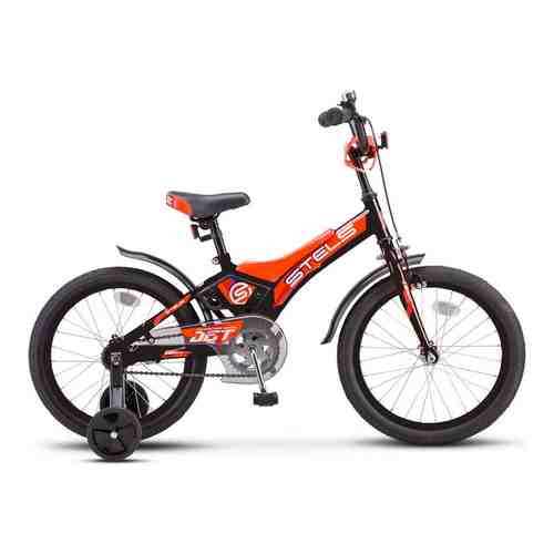 Велосипед Stels Jet 18'' Z010 10'' Чёрный/оранжевый