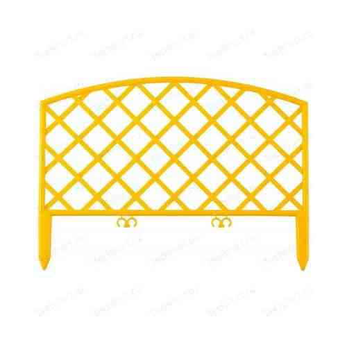 Забор декоративный Grinda ПЛЕТЕНЬ 24x320 см желтый