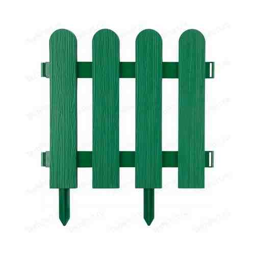 Забор декоративный Grinda ШТАКЕТНИК 29x224 см зеленый
